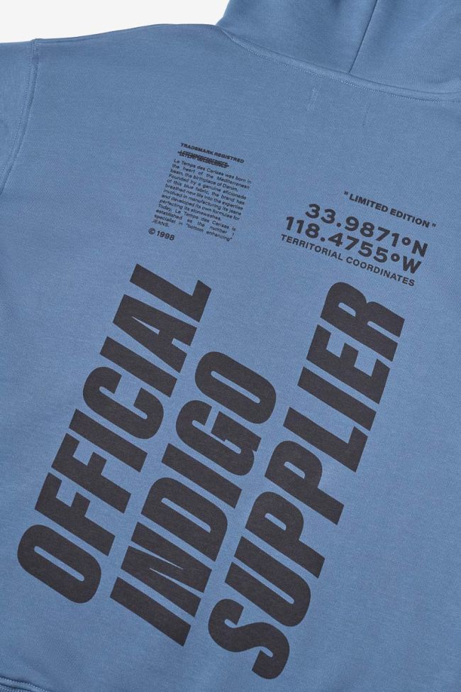 Kapuzenpullover Hisabo in blau