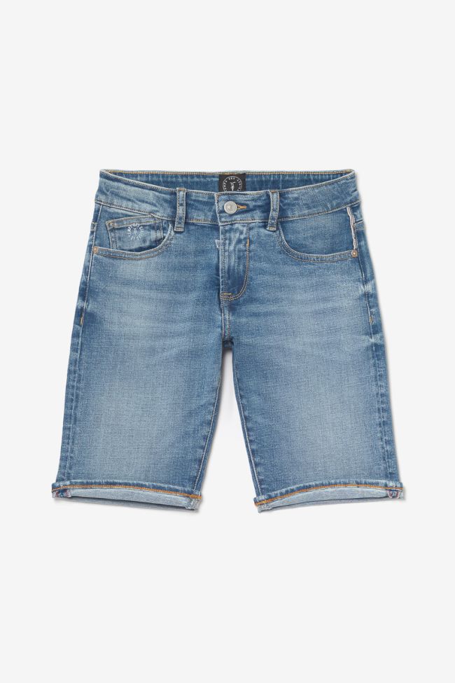 Verwaschene blaue Mike Bermudashorts