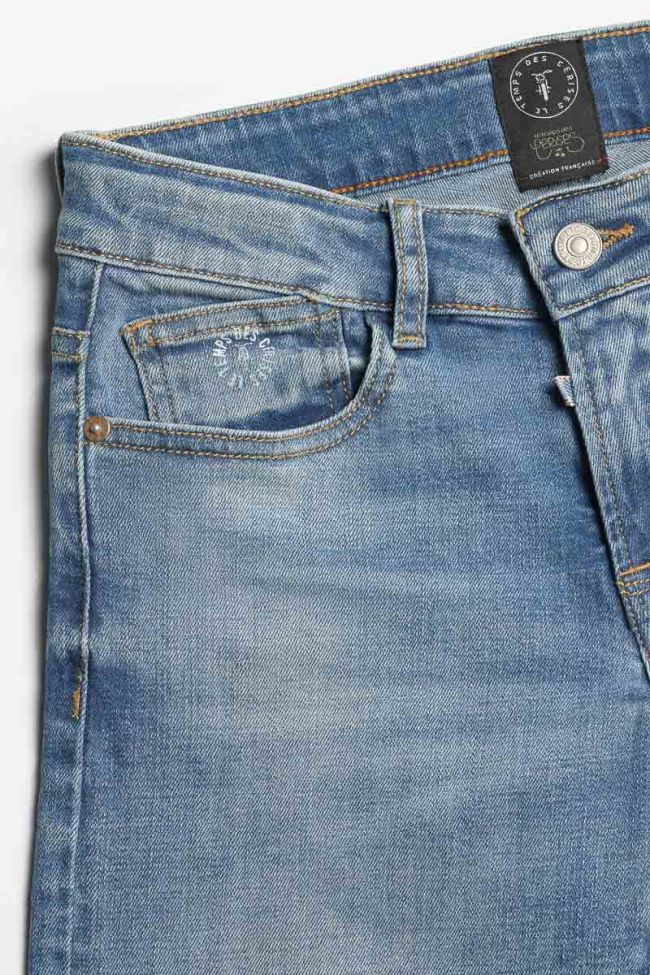 Verwaschene blaue Mike Bermudashorts