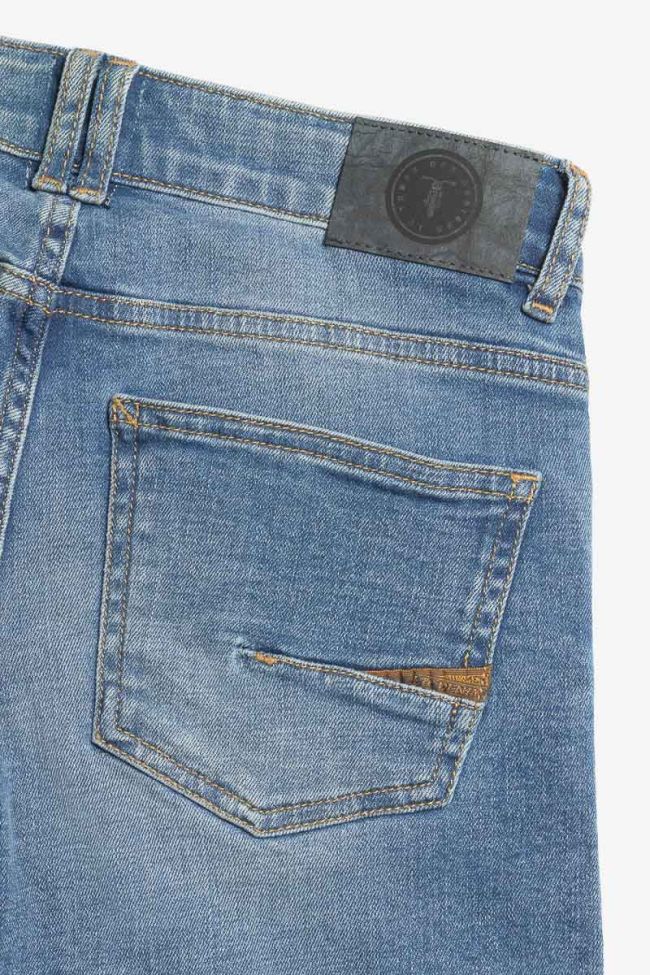 Verwaschene blaue Mike Bermudashorts