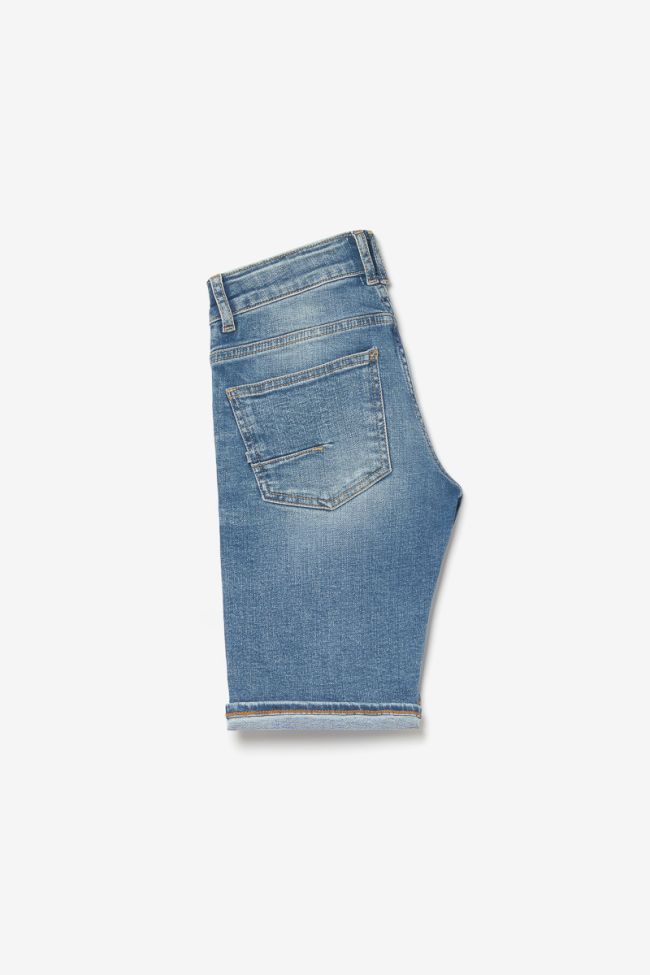 Verwaschene blaue Mike Bermudashorts