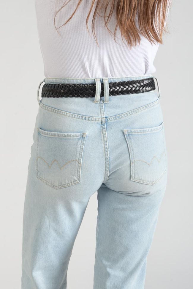 Gürtel Balk schwarz geflochten