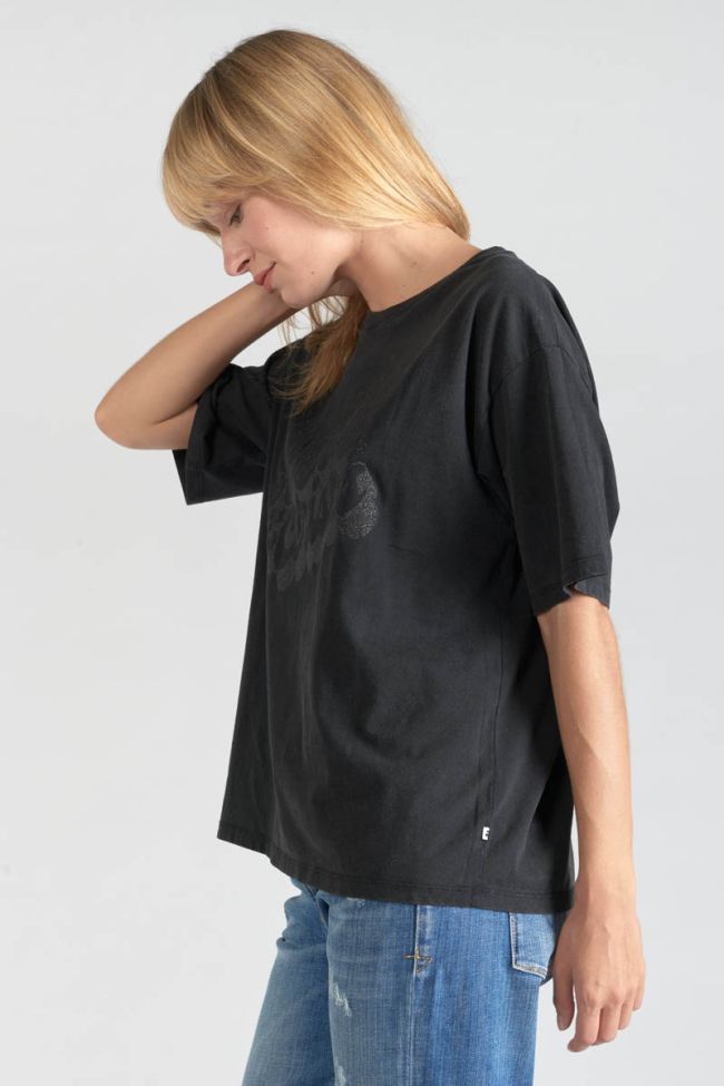 T-Shirt Cassio in schwarz