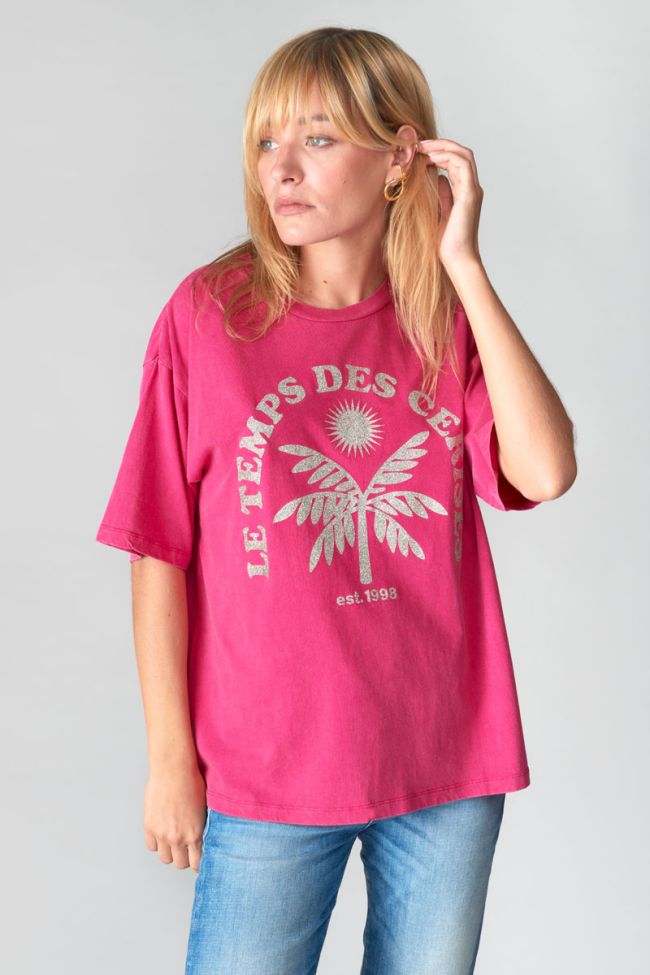 T-shirt Cassio in rosa