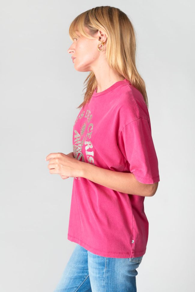 T-shirt Cassio in rosa