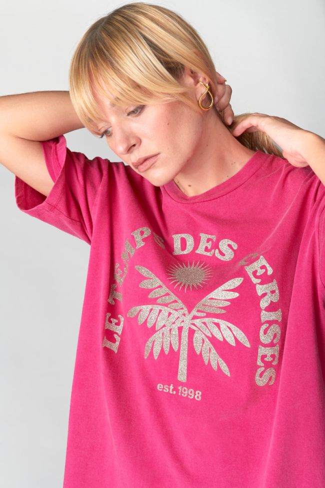 T-shirt Cassio in rosa