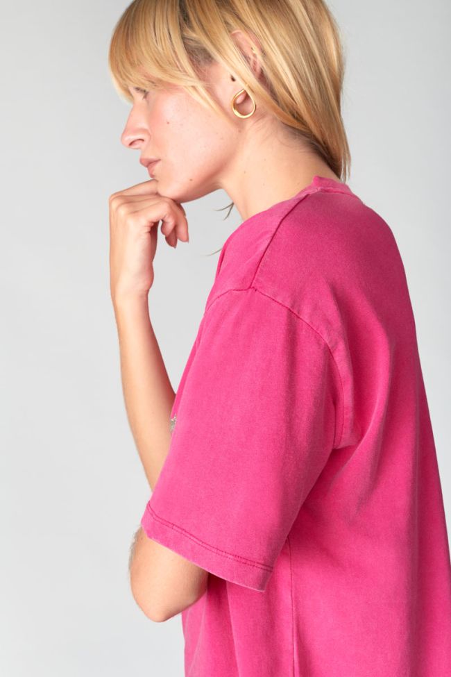 T-shirt Cassio in rosa