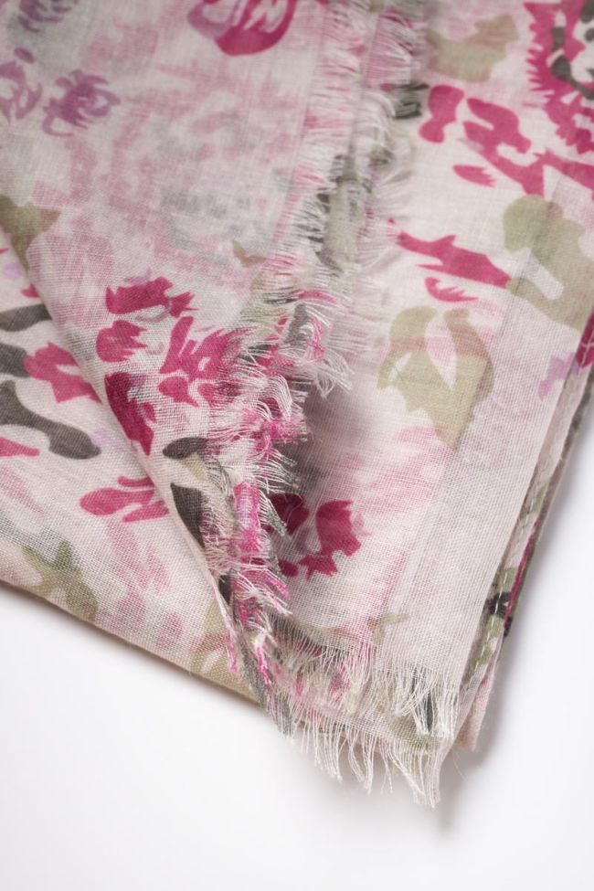 Foulard Doriana à motif fleuri