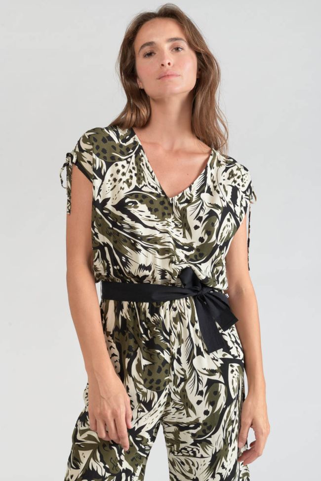 Jumpsuit Heloise mit Dschungelmuster