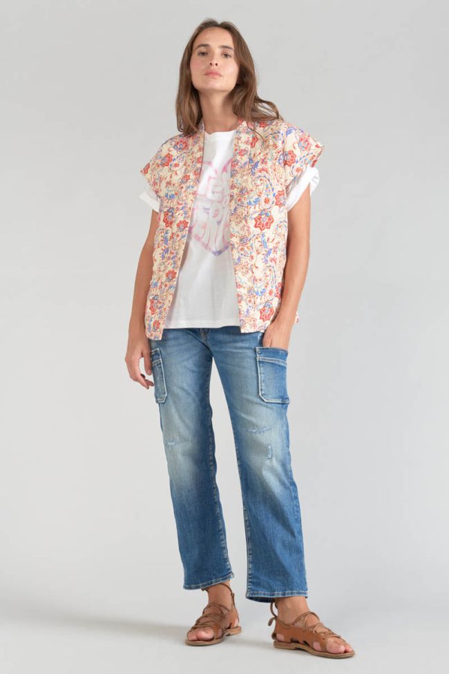 Ärmellose Jacke Kerman mit Paisley-Muster