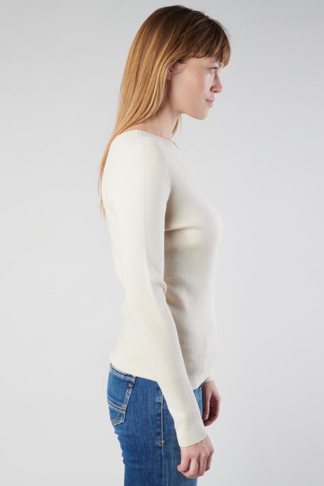 Pullover Lina asymmetrisch in sandfarben
