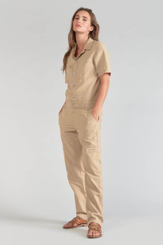 Jumpsuit Luminy in sandbeige