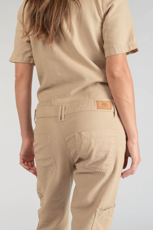 Jumpsuit Luminy in sandbeige