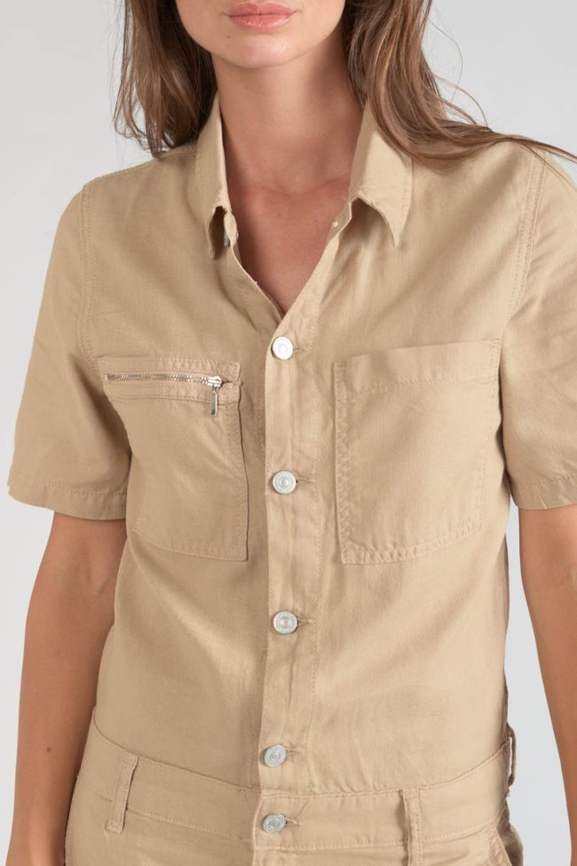 Jumpsuit Luminy in sandbeige