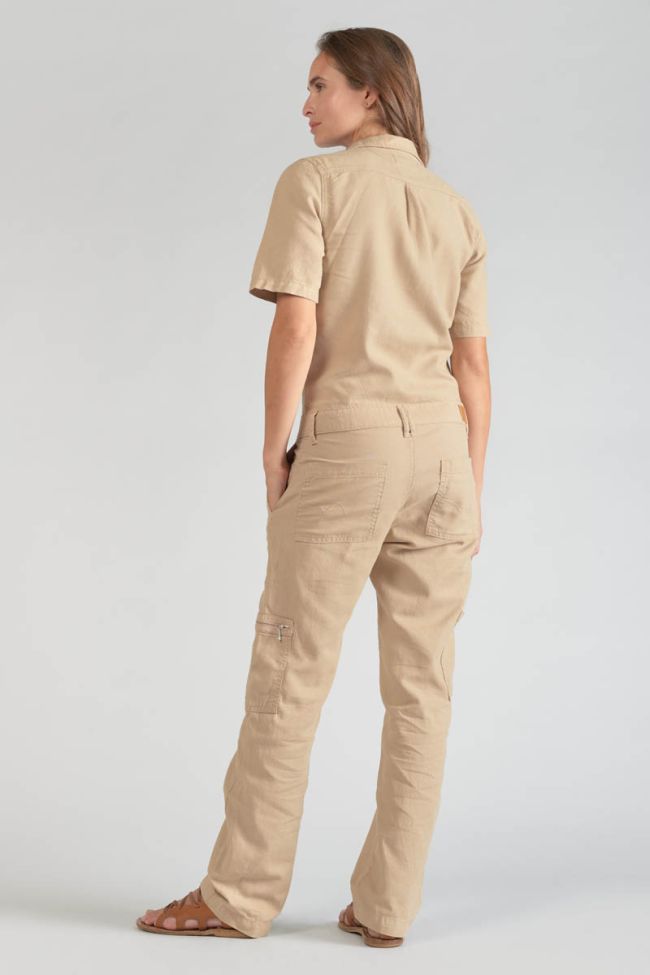 Jumpsuit Luminy in sandbeige