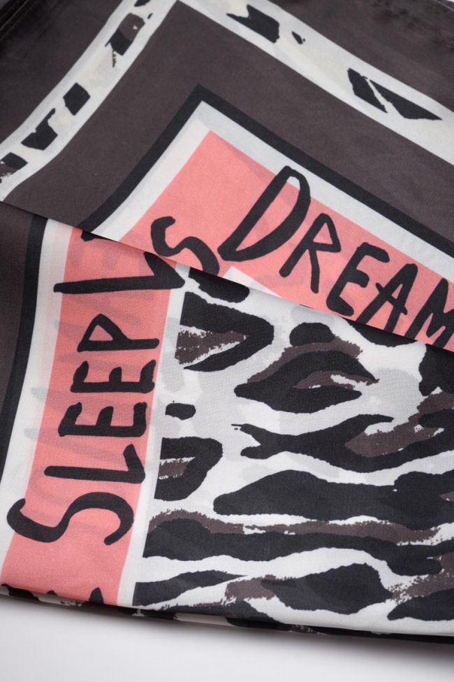 Halstuch Marinna mit Leopardenmuster