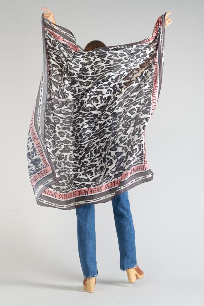 Halstuch Marinna mit Leopardenmuster