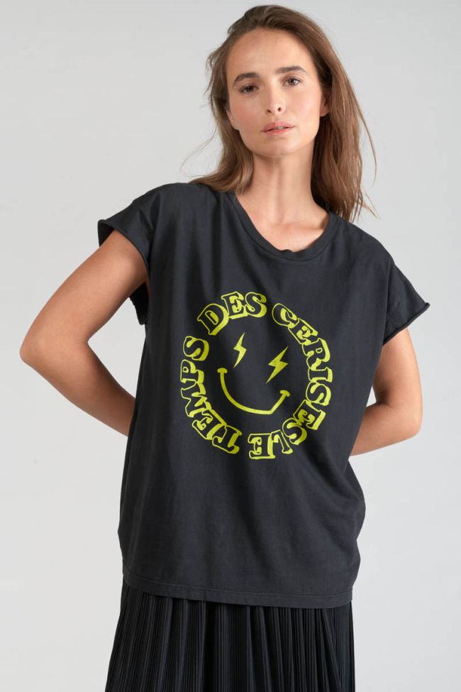 T-Shirt Miya schwarz bedruckt