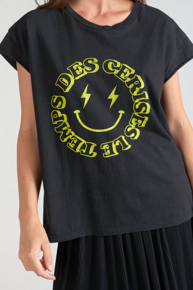 T-Shirt Miya schwarz bedruckt