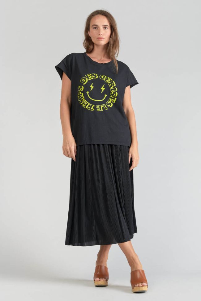 T-Shirt Miya schwarz bedruckt