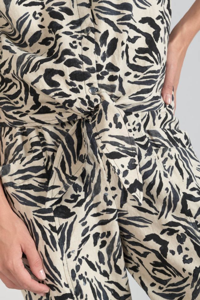 Hemd Noor aus Leinengemisch mit Tiermotiv