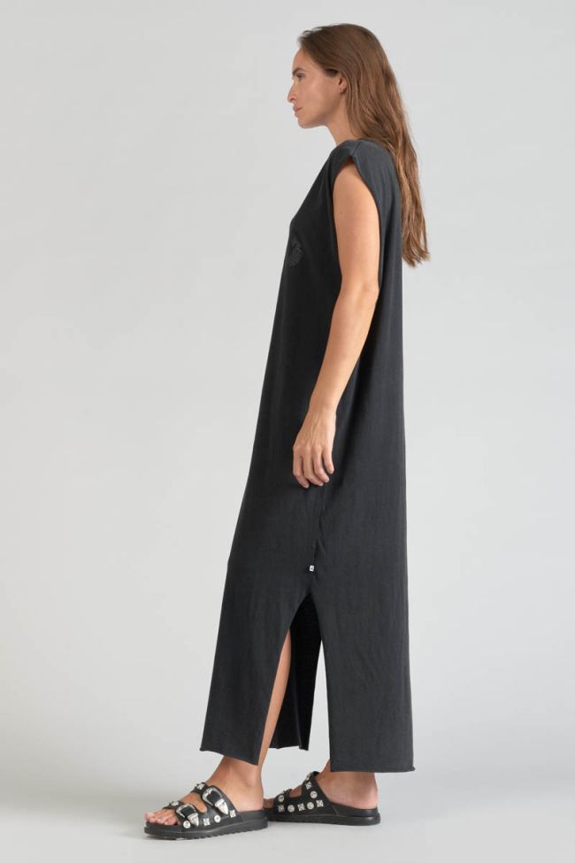 Langes Kleid Poppy schwarz