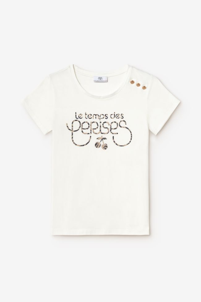 T-Shirt Savana in weiß mit Druck