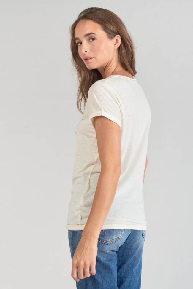 T-Shirt Smalltrame in cremefarben