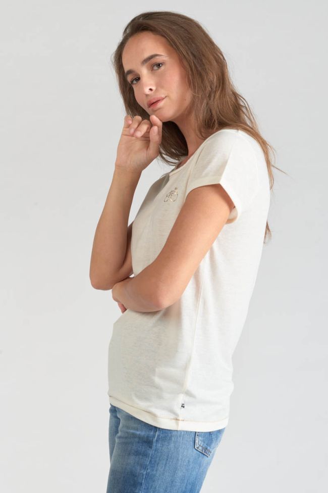 T-Shirt Smalltrame in cremefarben