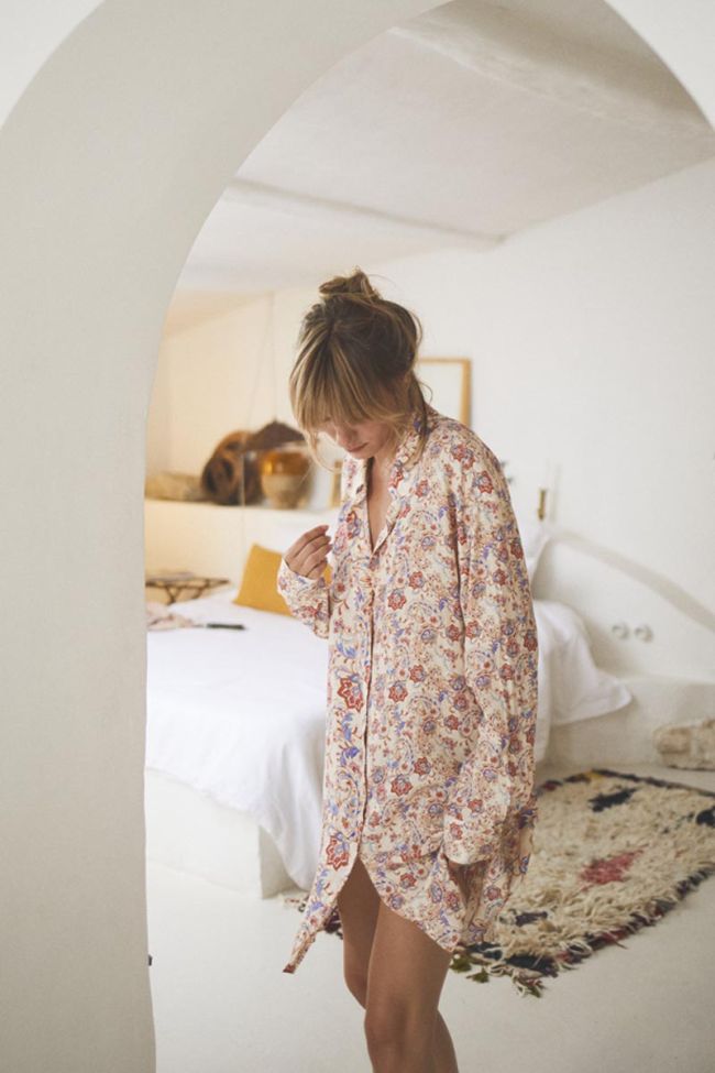 Hemdblusenkleid Tita mit Paisley-Muster