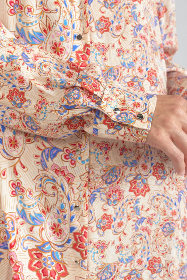 Hemdblusenkleid Tita mit Paisley-Muster