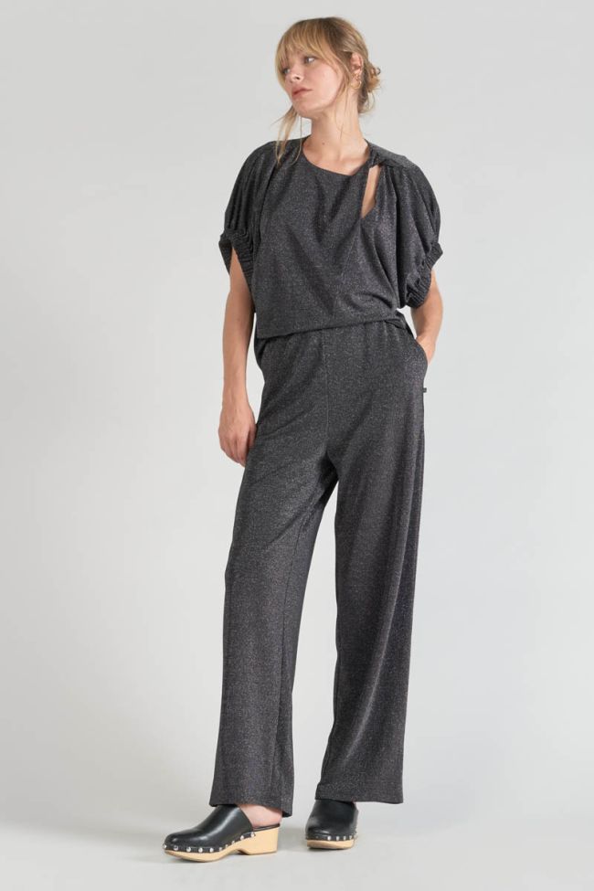 Top Winslet in schwarz irisierend