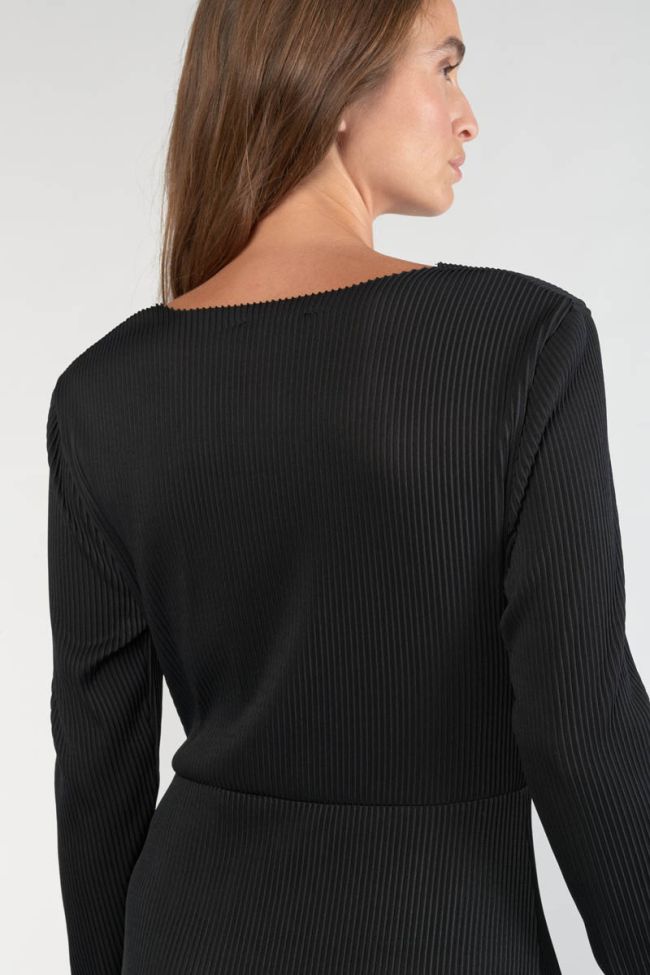 Langes Kleid Yama in schwarz