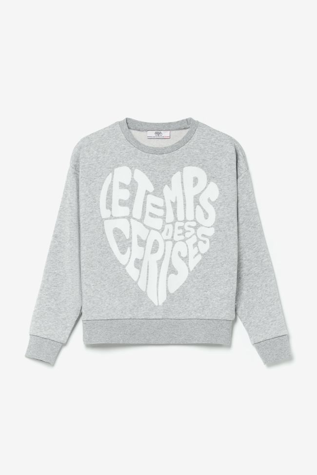 Sweatshirt Coeurgi grau meliert
