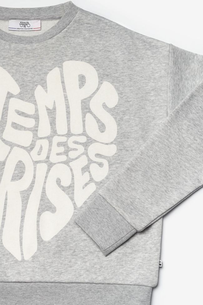 Sweatshirt Coeurgi grau meliert