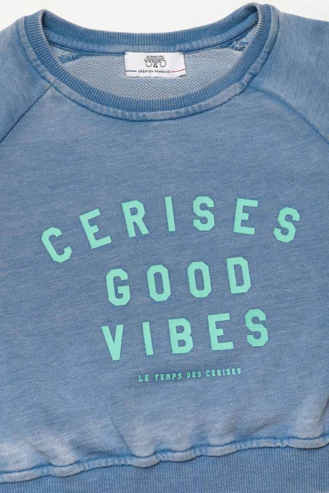 Kurzes Sweatshirt Daminagi blau