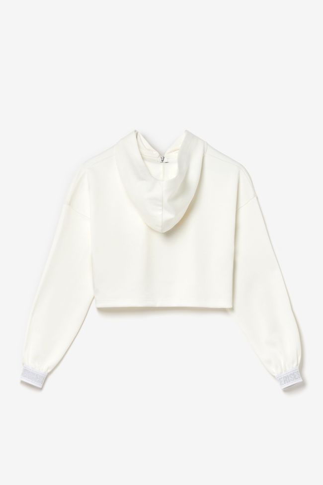 Kurzes Sweatshirt Elasgi in weiß