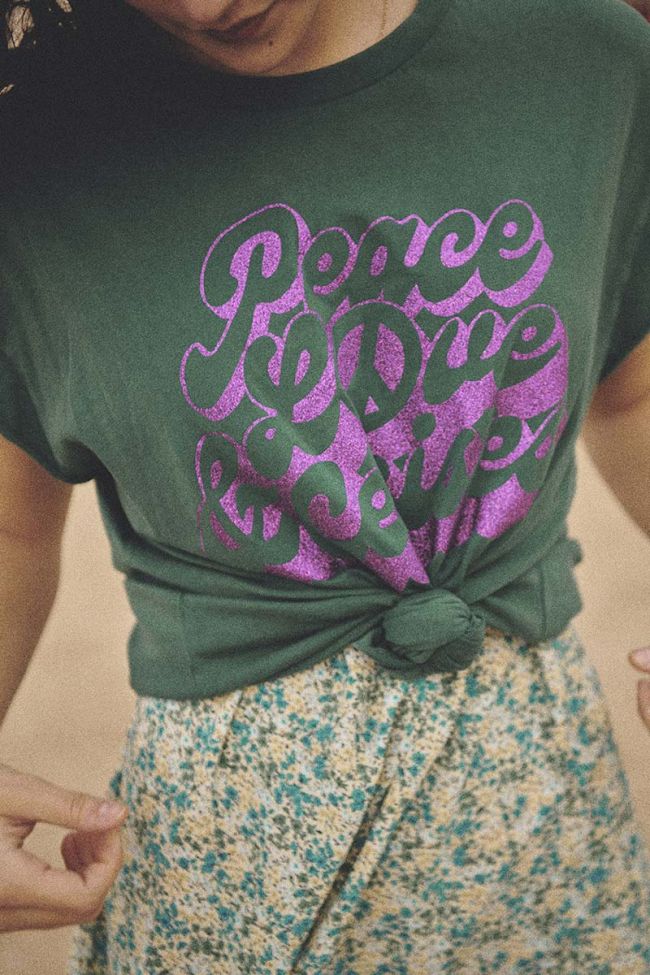 T-Shirt Miyagi tannengrün