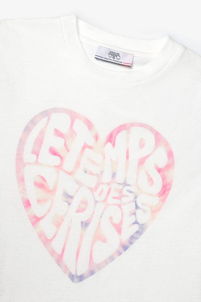 T-Shirt Moonagi weiß bedruckt