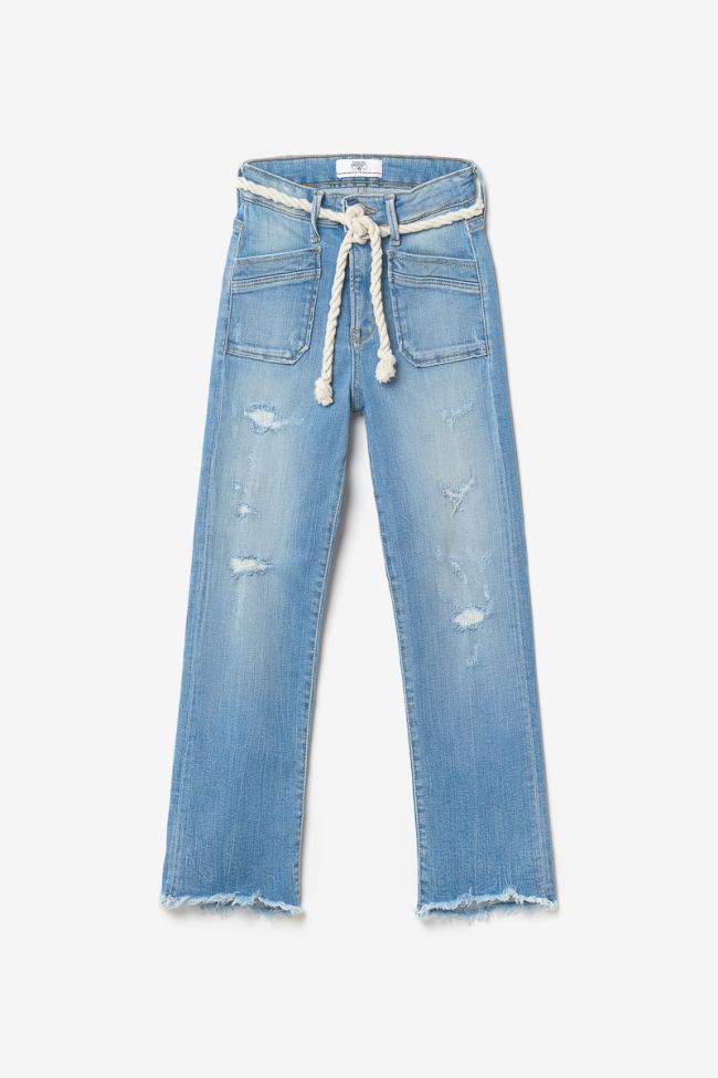 Jeans regular Precia 7/8 destroy blau Nr.4