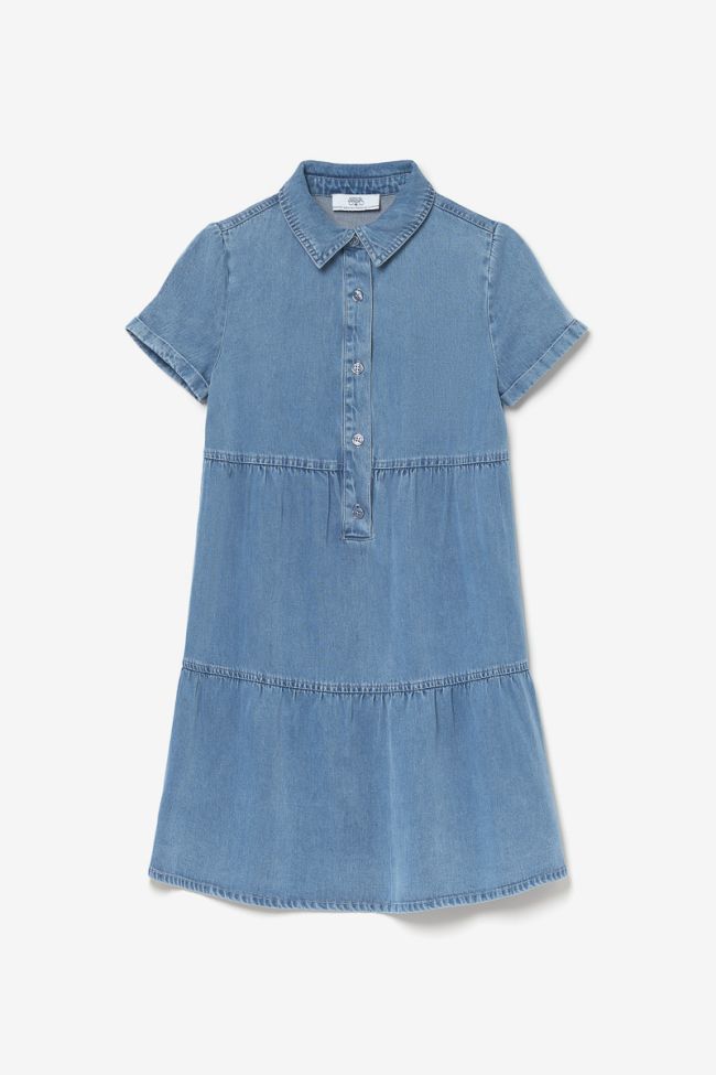 Kleid Sunogi aus Tencel in Denimblau