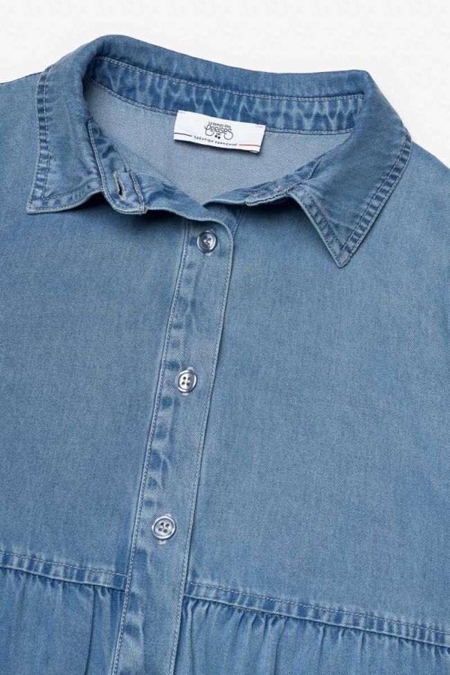 Kleid Sunogi aus Tencel in Denimblau