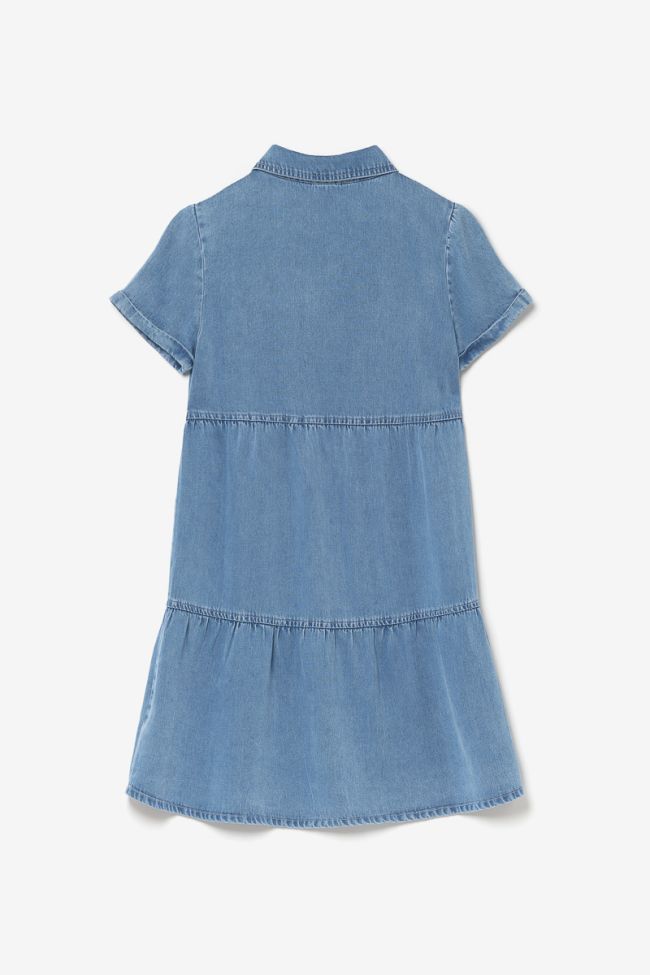 Kleid Sunogi aus Tencel in Denimblau