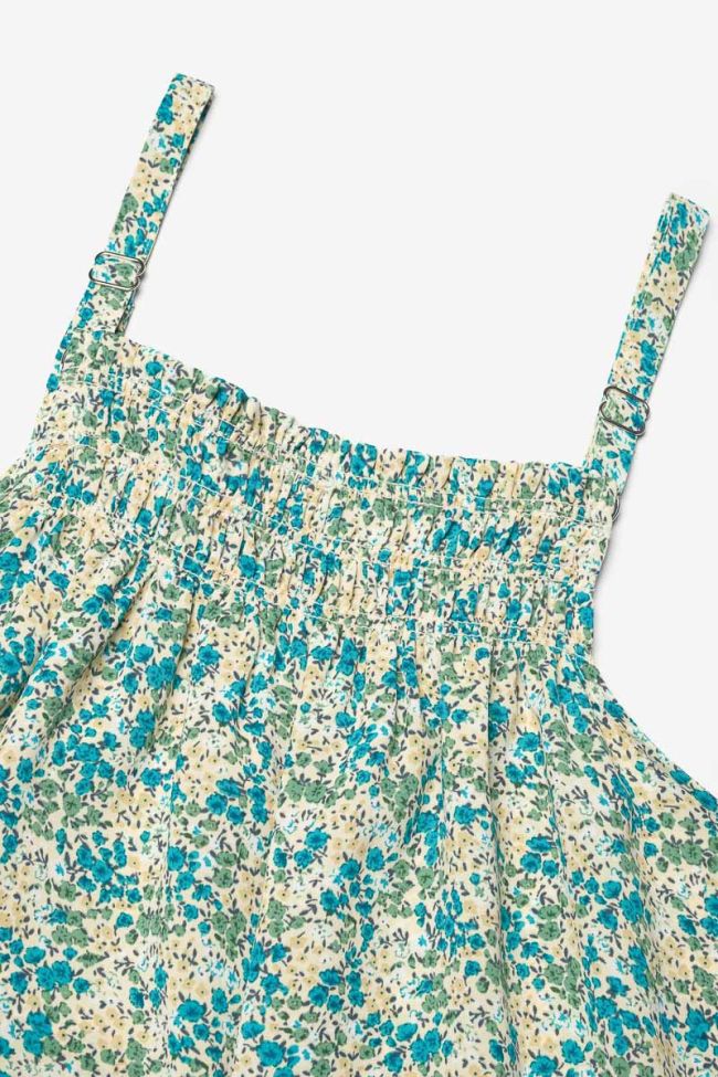 Kleid Tategi mit grünem Blumenmuster