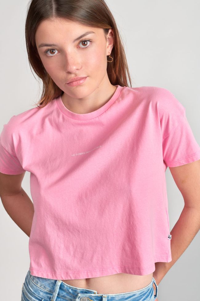 T-shirt Vinagi in rosa