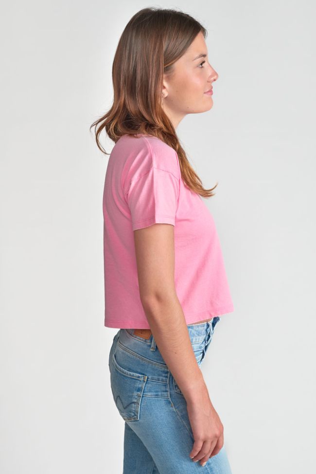 T-shirt Vinagi in rosa