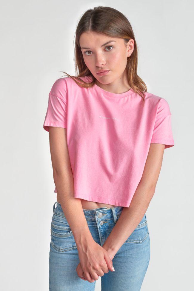 T-shirt Vinagi in rosa