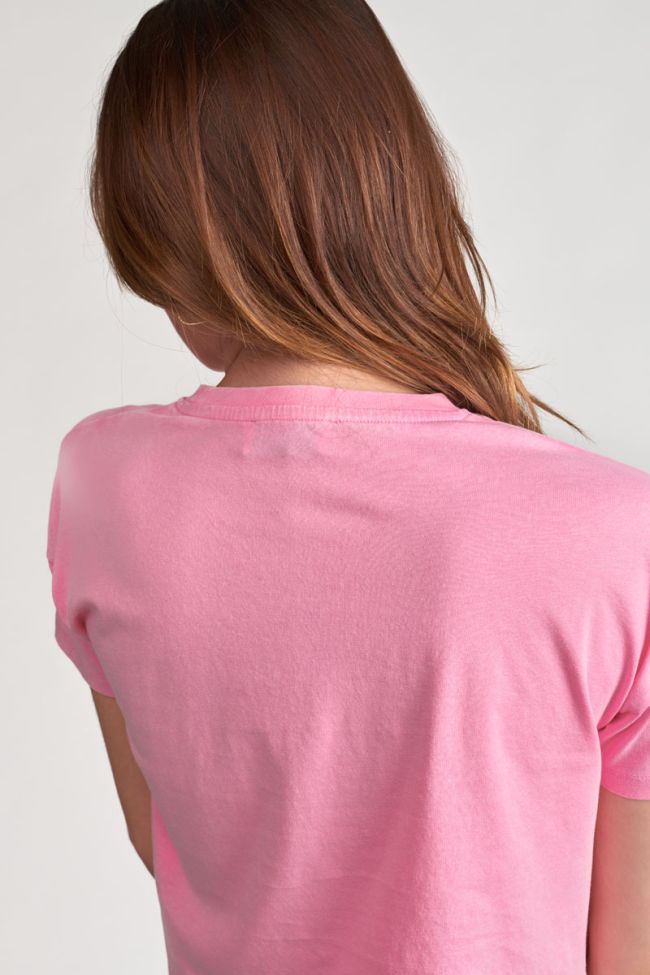 T-shirt Vinagi in rosa