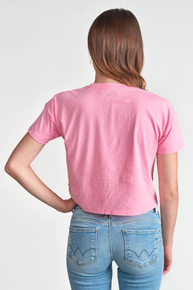 T-shirt Vinagi in rosa