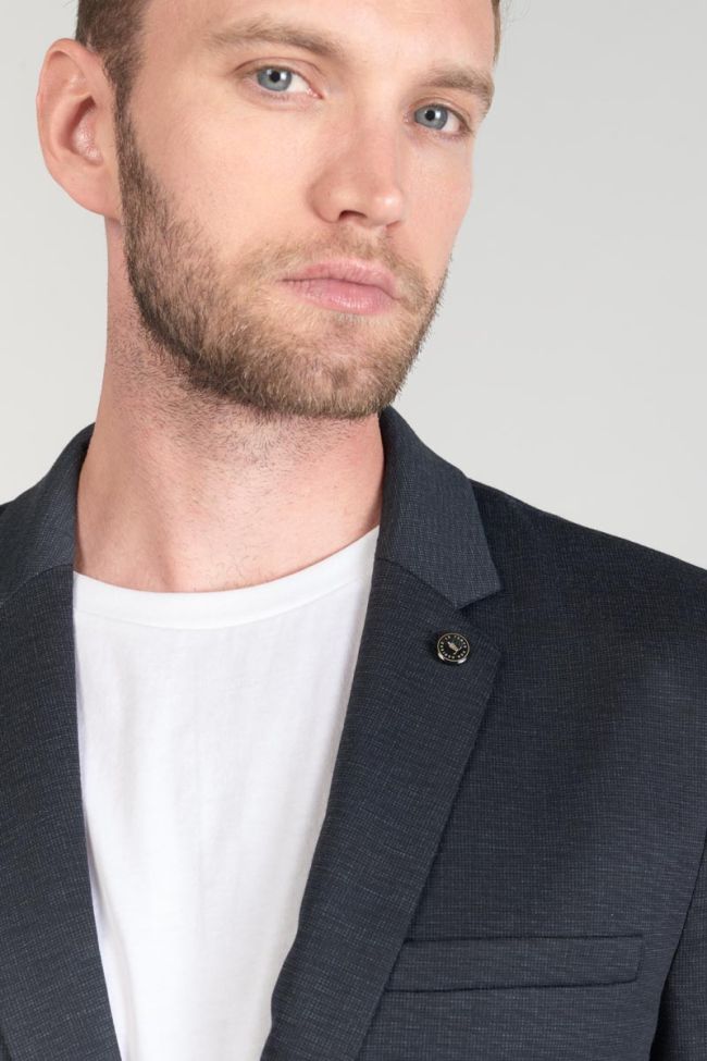 Blazer Cinel in schwarz meliert blau